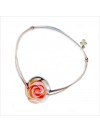 2 cm Rose bracelet on sliding string