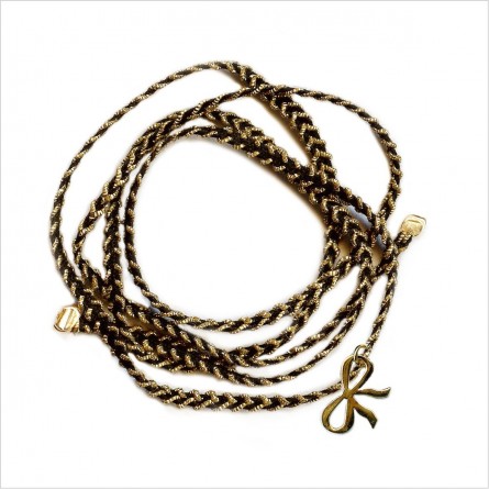 Bracelet découpés le noeud 2 cm sur lien tréssés