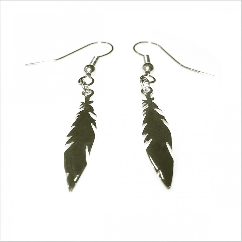 Feather Without Chain Earrings 