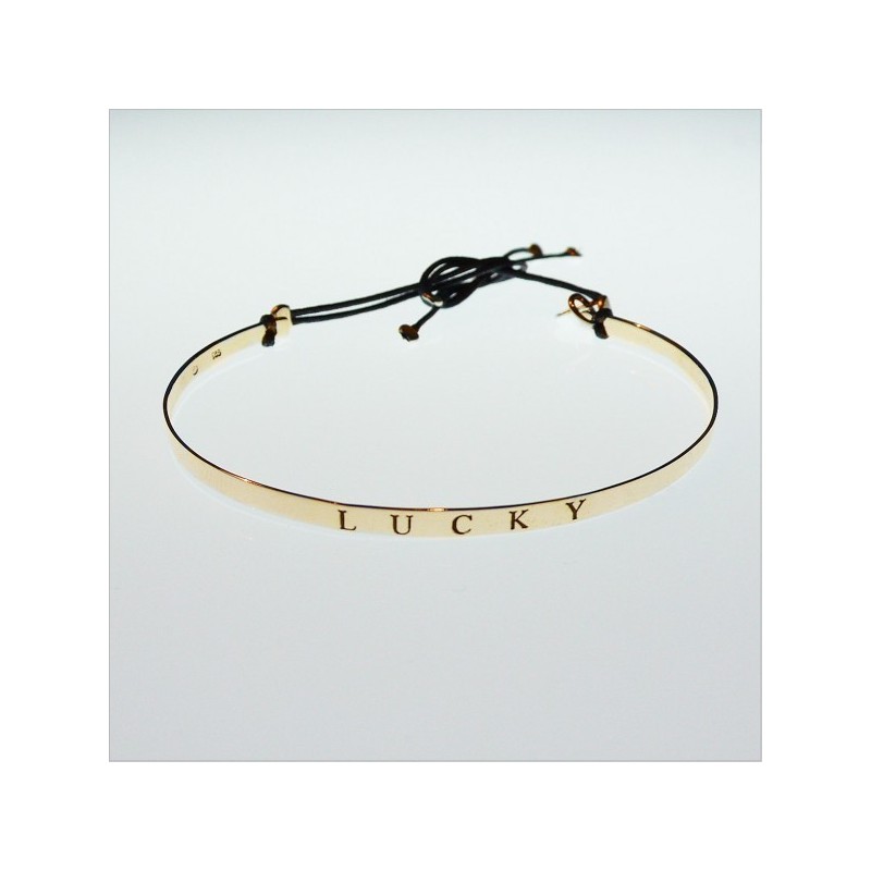 The Lucky flat knotted bangle