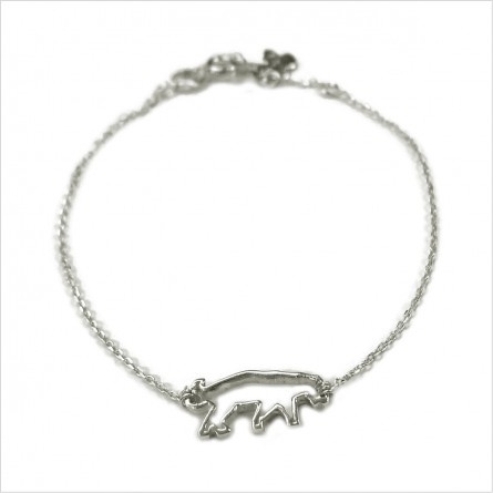 Bracelet panthère évidée sur chaine en argent - bijoux fins et fantaisies