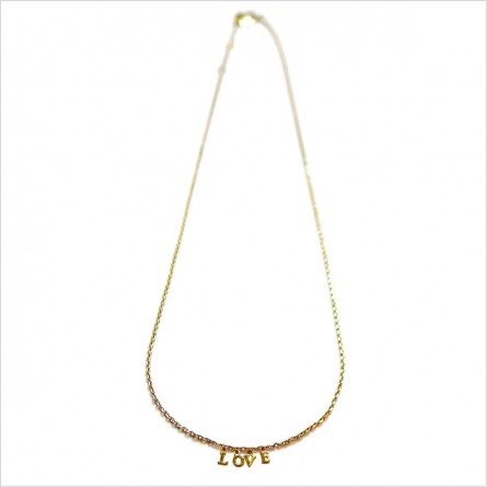 Love bracelet or necklace on a chain