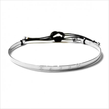 The flat knotted Happy bangle