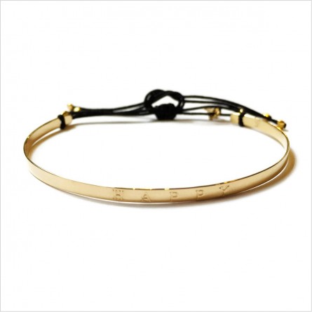 The flat knotted Happy bangle