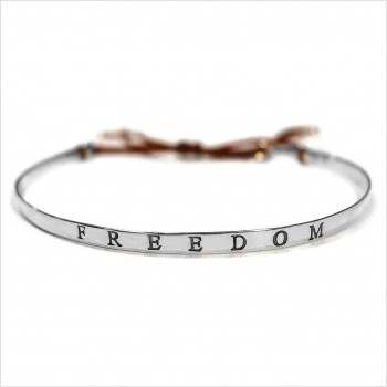 The Freedom flat knotted bangle