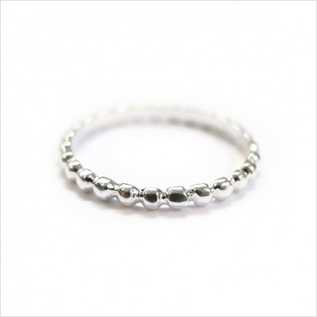 Bague mini boules en argent 925 - Bijoux fins et intemporels