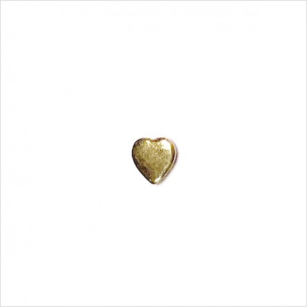 Boucles d'oreilles puce coeur en plaqué or - Bijoux fins de créateur