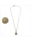 Colliers Zodiaque / Signe astrologique balance sur chaine plaqué or - bijoux fins et fantaisies personnalisables