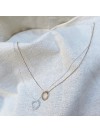 Collier pendentifs 3 anneaux sur chaine en Plaqué or ou en Argent - Bijoux fins et fantaisies