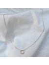 Collier pendentifs 3 anneaux sur chaine en Plaqué or - Bijoux fins et fantaisies