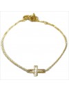 The outlined cross on chain
