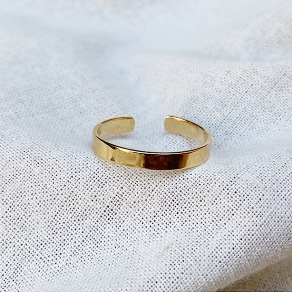 Bague anneau personnalisable plaqué or ou argent ♣︎ Gag and Lou