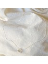 Collier 7 anneaux sur chaine en argent - Bijoux fins intemporels