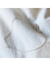 Bracelet Délicat en argent avec une pierre semi-précieuse en péridot - Bijoux fins et intemporels