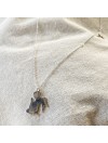 Collier pendentif en forme d'ange sur chaine en argent - bijoux fins et fantaisies